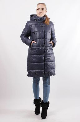 Зимняя темно-синяя куртка К-33 Murenna Furs