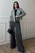 Темно-серые женские брюки палаццо Фива, 40-42