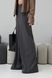Темно-серые женские брюки палаццо Фива, 40-42