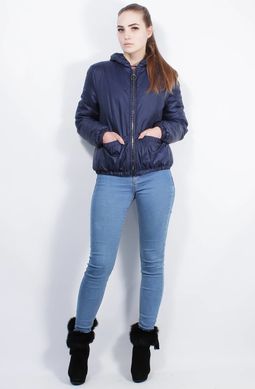 Женская темно-синяя куртка К-40 Murenna Furs