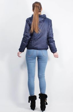 Жіноча темно-синя куртка К-40 Murenna Furs