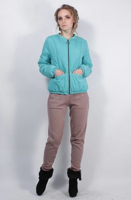 Жіноча блакитна куртка К-39 Murenna Furs