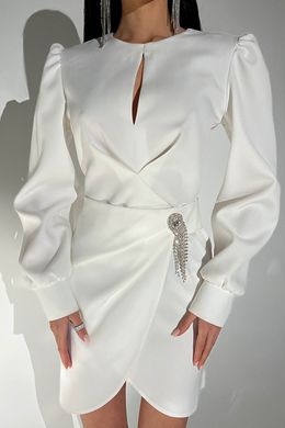 Біле коротке вечірнє плаття Дайон Jadone Fashion