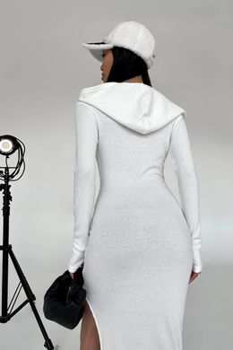 Трикотажное белое платье Жозе Jadone Fashion
