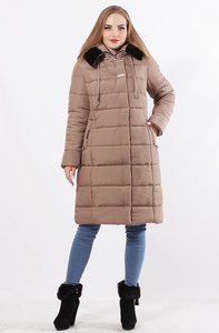 Женская зимняя куртка Кристина кофе Murenna Furs
