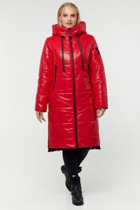 Зимова жіноча червона куртка Юлія All Posa