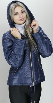 Темно-синяя женская куртка КР2 Murenna Furs