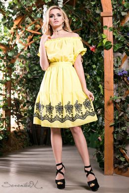 Желтое платье 1381 Seventeen