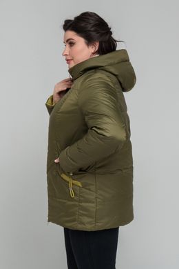 Двостороння оливкова куртка Жанна All Posa