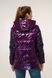 Фіолетова комбінована куртка В-1272, 44