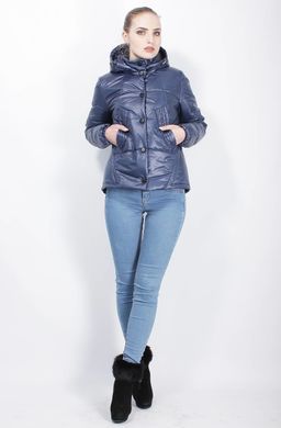 Жіноча темно-синя куртка К-38 Murenna Furs