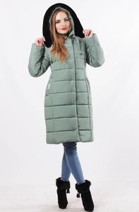 Зимняя женская куртка Кристина оливка Murenna Furs