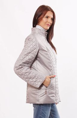 Женская демисезонная комбинированная куртка Murenna сталь Murenna Furs