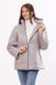 Женская демисезонная комбинированная куртка Murenna сталь, 54