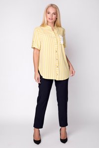 Желтая рубашка Майя All Posa