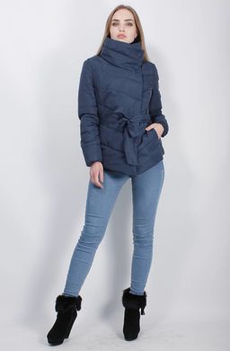 Темно-синя коротка куртка Оля Murenna Furs