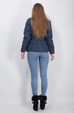 Темно-синяя короткая куртка Оля Murenna Furs