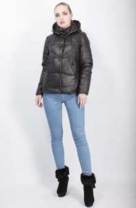 Женская черная куртка К-38 Murenna Furs