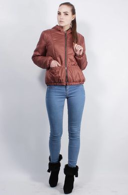 Жіноча коричнева куртка К-40 Murenna Furs