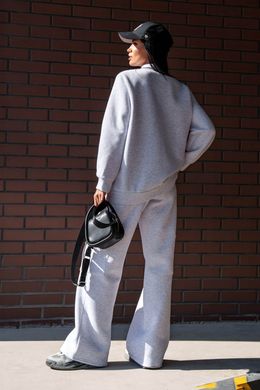 Світло-сірі теплі брюки Аксія Jadone Fashion
