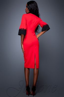 Женское красное платье Полит Jadone Fashion