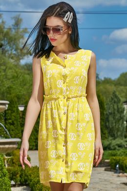 Желтое платье 3491 Seventeen
