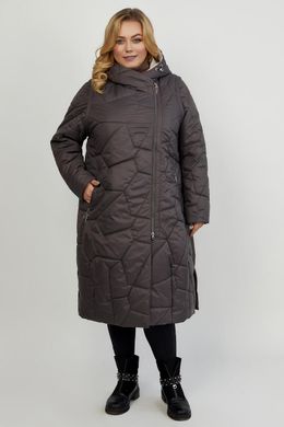 Женское стеганое демисезонное пальто Трансформер капучино Riches