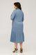 Лляна літня жіноча сукня Світлана джинс, 50
