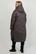 Жіноче стьобане демісезонне пальто Трансформер капучіно, 48
