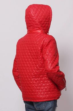Демисезонная красная куртка ПС1 Murenna Furs