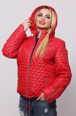 Демісезонна червона куртка ПС1 Murenna Furs