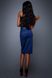 Темно-синяя женская юбка Лакки, 42