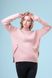 Розовый свитер 3285, 42-48