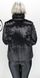 Коротка жіноча шубка з штучного хутра чорна норка F-223-53, 42-44