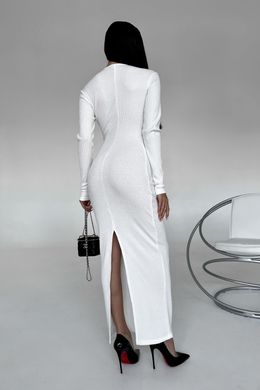 Белое платье из ангоры Кева Jadone Fashion