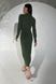 Облегающее платье с разрезом Лиса хаки, 42-44