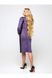 Серо-фиолетовое платье Соломия, 42-44