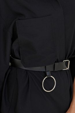 Черное хлопковое платье рубашка Сансет Jadone Fashion