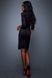 Замшевое черное платье Крейзи, 44