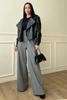 Сірі жіночі брюки палаццо Фіва Jadone Fashion