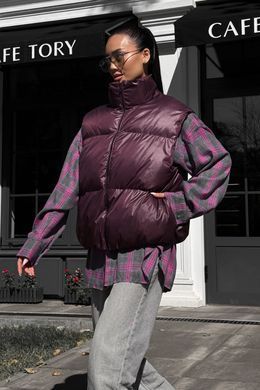Жилет Хат біопух марсала Jadone Fashion