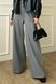 Сірі жіночі брюки палаццо Фіва, 40-42