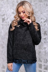 Черный свитер 2838 Seventeen