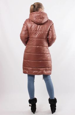 Зимняя коричневая куртка К-33 Murenna Furs