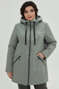 Демісезонна жіноча оливкова куртка Сицилія All Posa