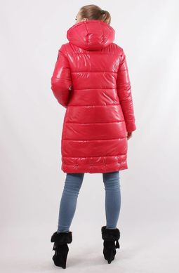 Зимова червона куртка К-33 Murenna Furs