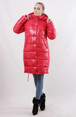 Зимова червона куртка К-33 Murenna Furs