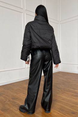 Демисезонная короткая чорная куртка Сия Jadone Fashion