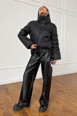 Демісезонна коротка чорна куртка Сія Jadone Fashion