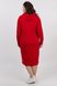 Красное женское платье с капюшоном Аделина, 50